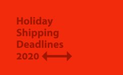 Holiday Shipping Deadlines 2020