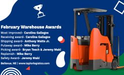 Taylor Logistics 2021 Warehouse Awards
