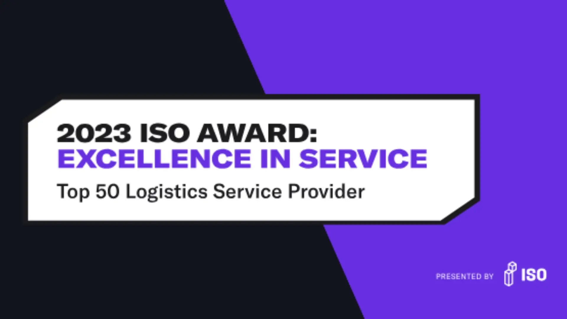 ISO 2023 Excellence in Service Award Winner — Taylor Logistics