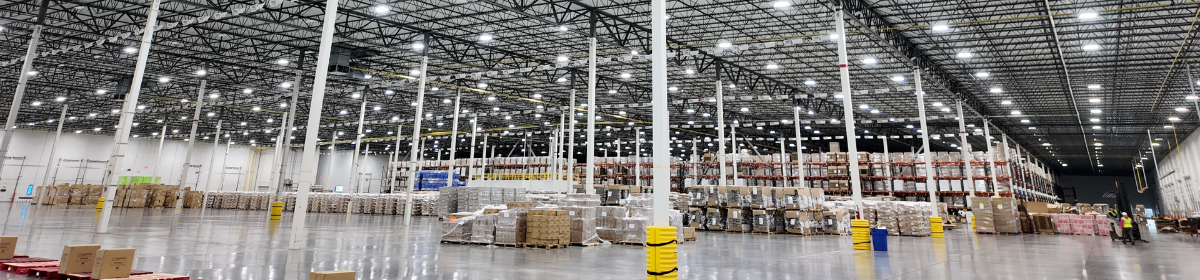 Inside a Taylor food-grade warehouse