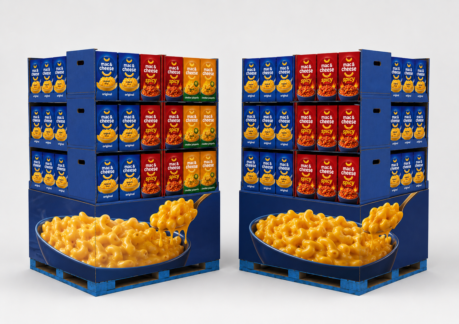 Taylor kitting and retail display builds for a leading CPG food brand
