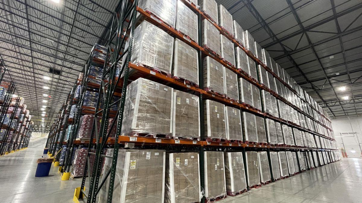 Taylor warehouse operation for a consumer packaged food brand
